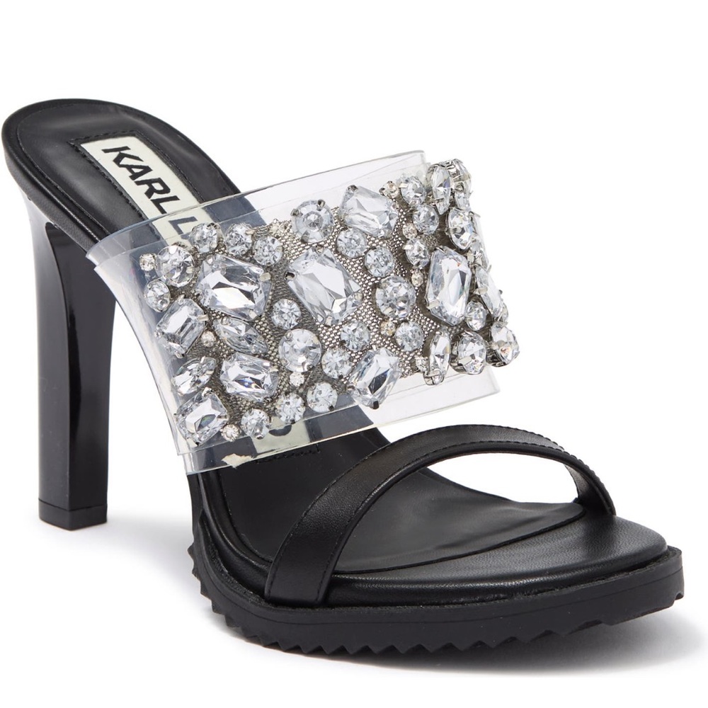 Sexy, stoned heel by Karl Lagerfeld